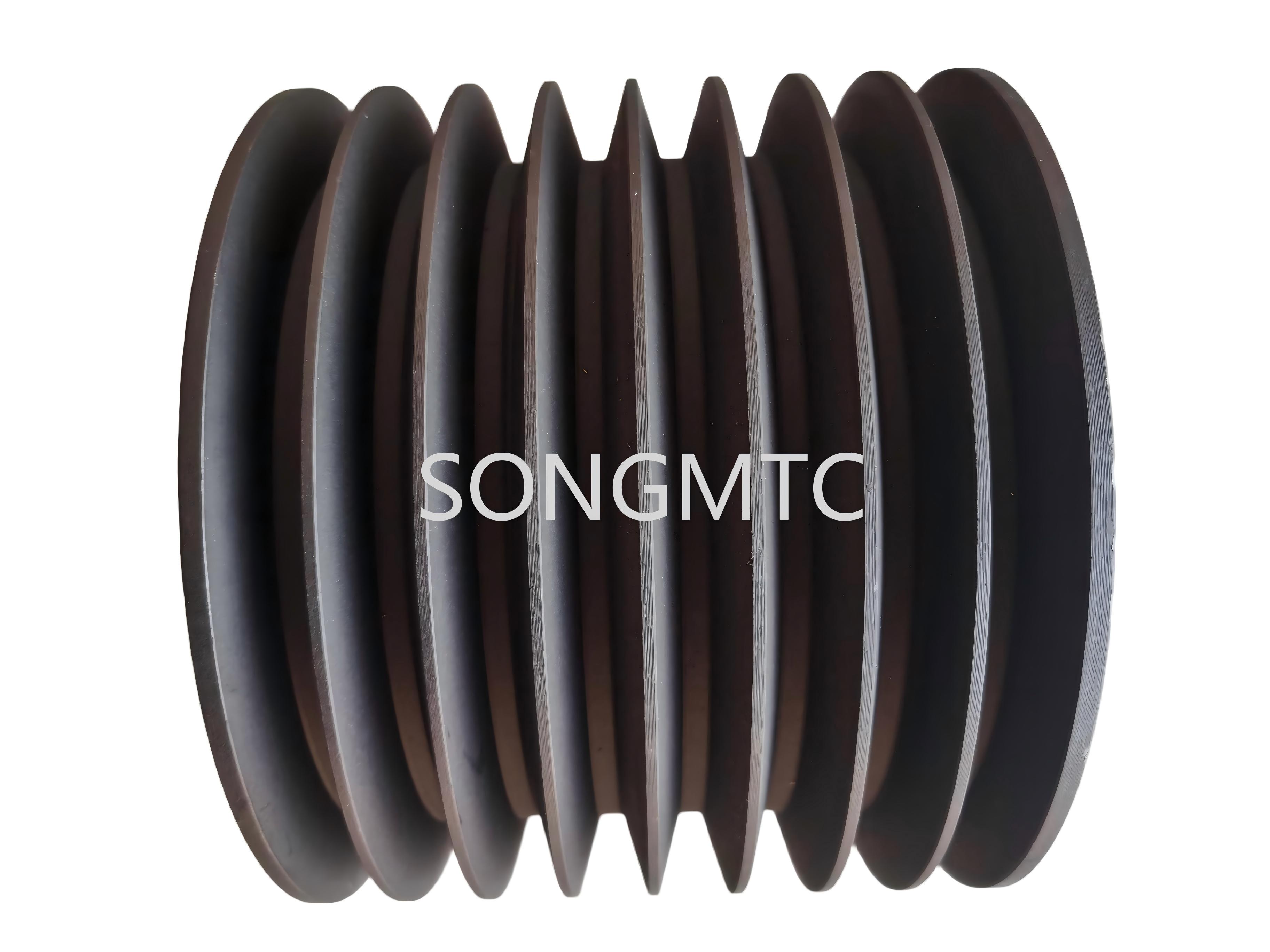 V belt Pulley 8 Grooves SPC224Taper Bush3535