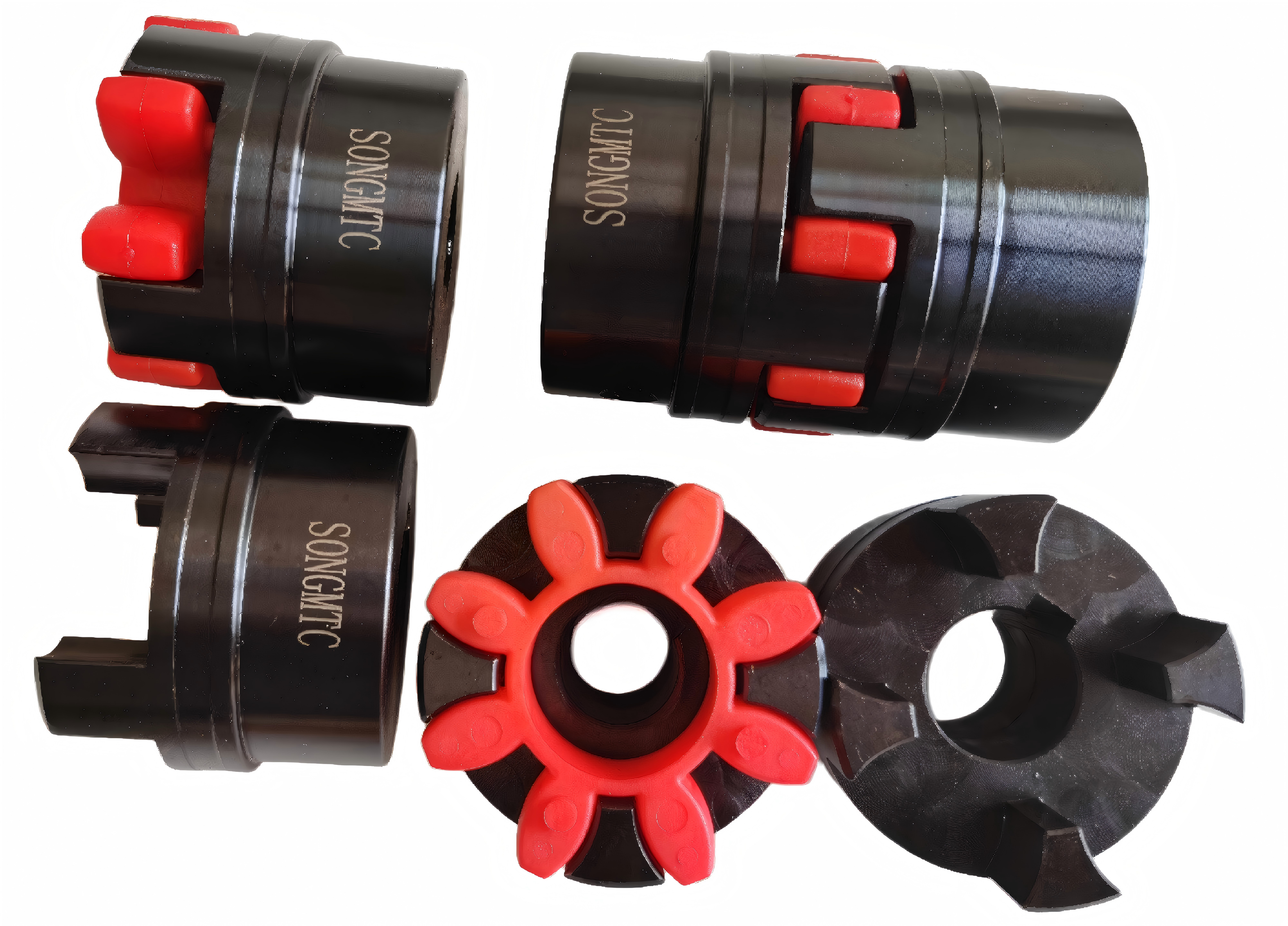 XLD1 Jaw Resilient Coupling OD40mm SONGMTC GR19 Elastic Spider Insert